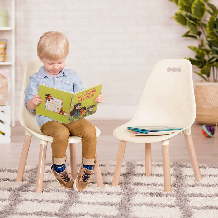 Ivory toy chairs