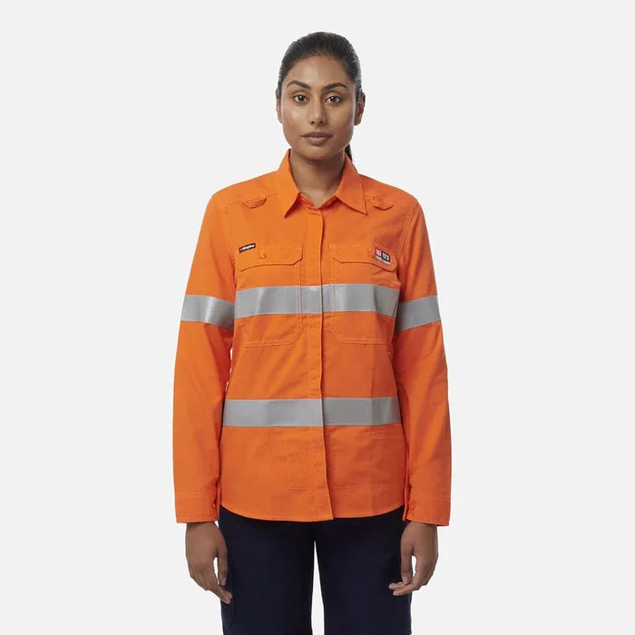 KingGee Women's Shieldtec Lenzing HRC2/PPE2 Long Sleeve Shirt K84003