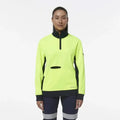 Kinggee Women's Spliced Taped 1/4 Zip Fleece K45009