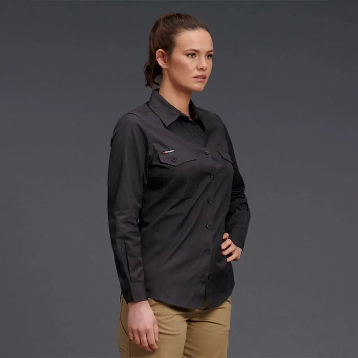 KingGee Women's Workcool 2 Shirt Long Sleeve K69880 - City Workwear