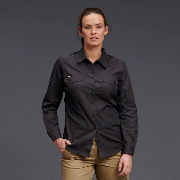 KingGee Women's Workcool 2 Shirt Long Sleeve K69880 - City Workwear