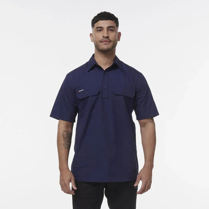 KingGee Workcool Vented Closed Front Short Sleeve Shirt K14032