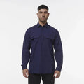 KingGee Workcool Vented Open Front Long Sleeve Shirt K14031