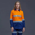 KingGee Workcool Women's Long Sleeve Hi Vis Work Shirt K44544 - City Workwear