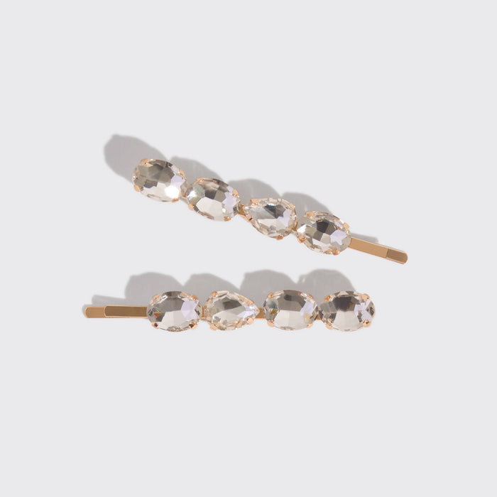 Kitsch Holiday Gemstone Bobby Pins 2pc Set