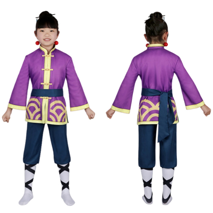 Kong Fu Peach Costume - Mario Princess Peach: Showtime Cos Replica - Adult & Kids Full Set