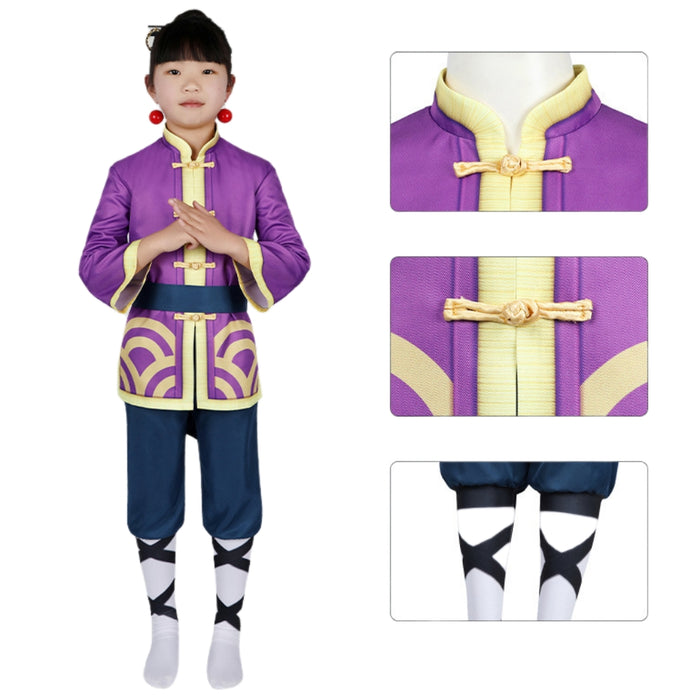 Kong Fu Peach Costume - Mario Princess Peach: Showtime Cos Replica - Adult & Kids Full Set