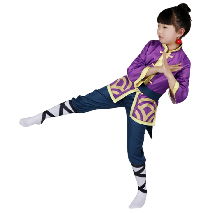 Kong Fu Peach Costume - Mario Princess Peach: Showtime Cos Replica - Adult & Kids Full Set