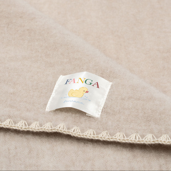 Konges Slojd - Erba Wool Fleece Baby Blanket - Mabel & Fox