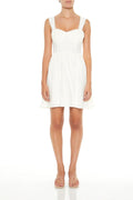 Lace-Up Babydoll Mini Dress