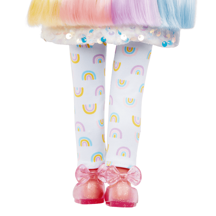 14-inch doll Laica with blonde and blue hair