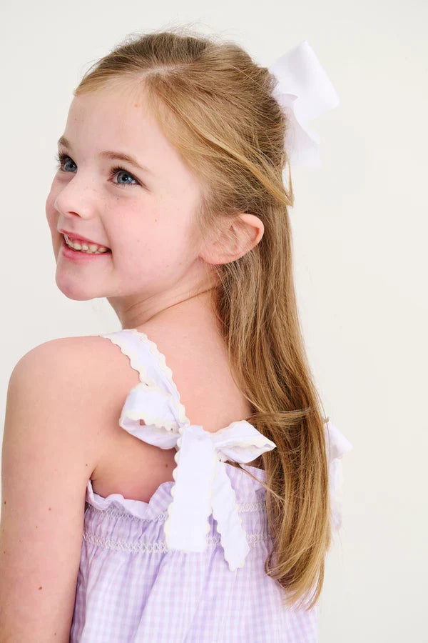 Lainey's Little Dress - Lavender Gingham