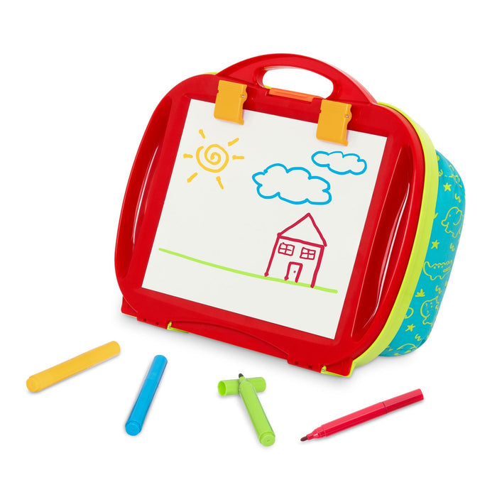 Drawing board and markers