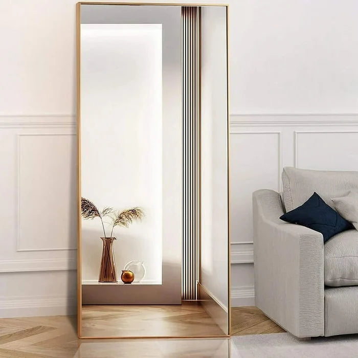 Large Rectangle Full Length Standing Mirror Canva Home