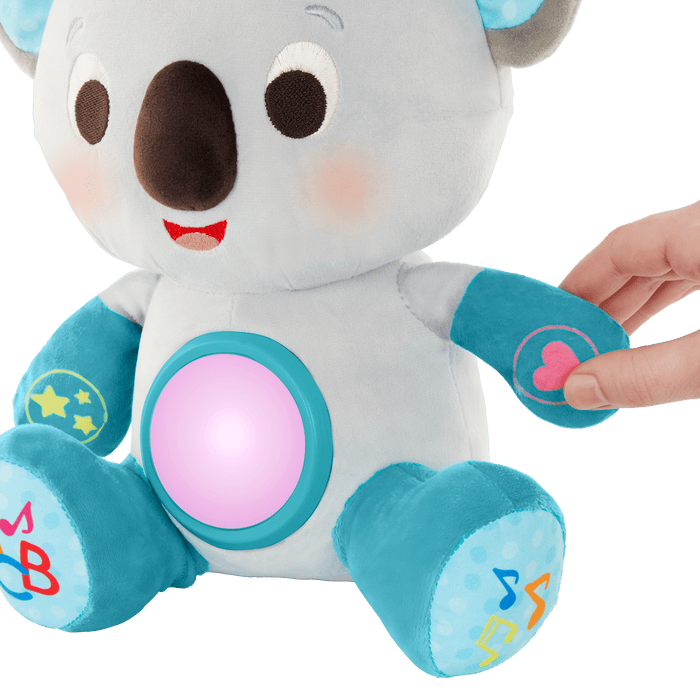 Interactive plush koala.