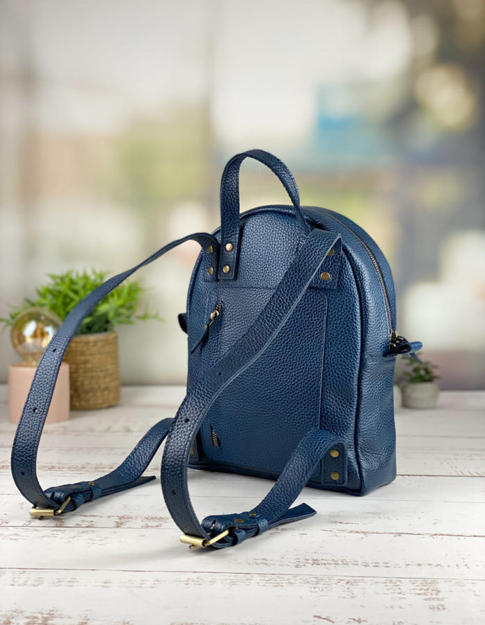 Leather backpack VISTA