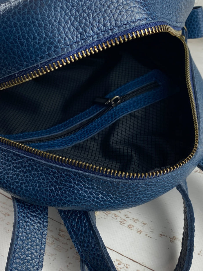 Leather backpack VISTA