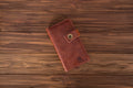 Leather wallet Brandy