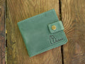 Leather wallet Green