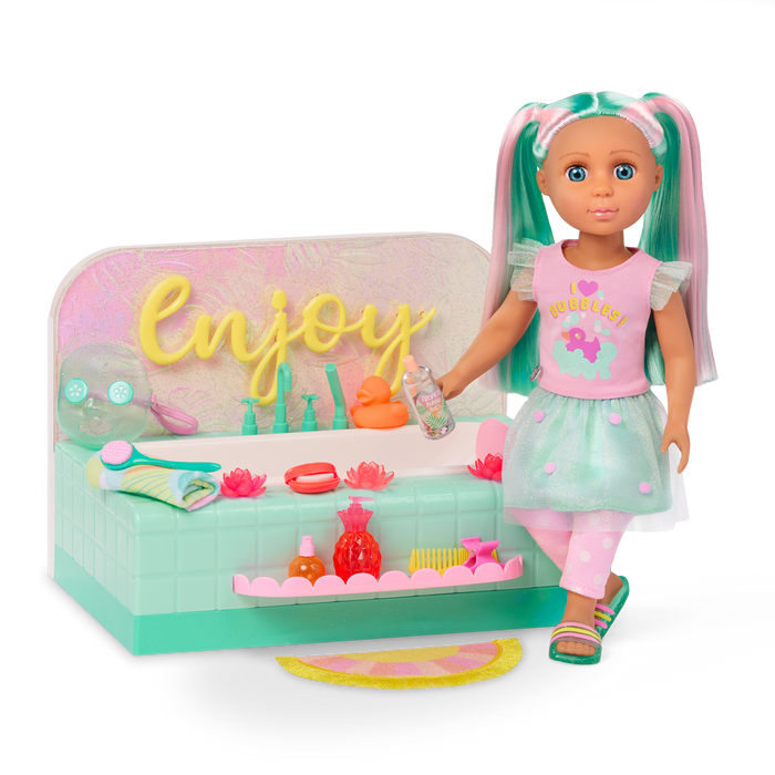 Leia & Bathtub Playset - Glitter Girls
