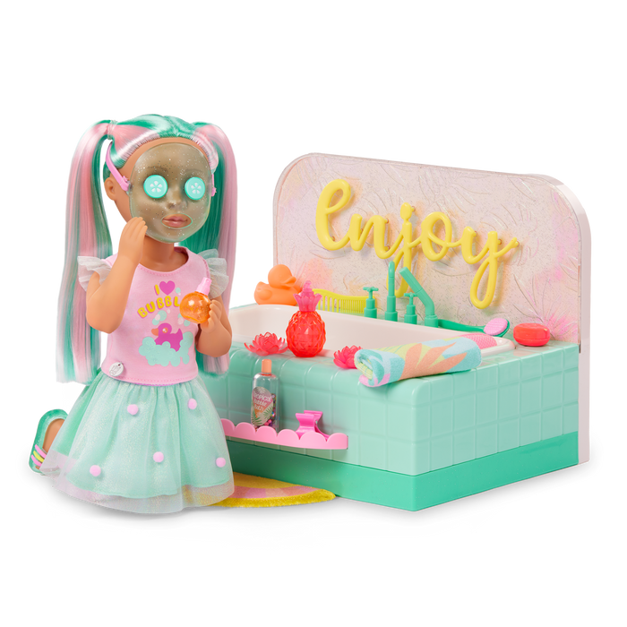 Leia & Bathtub Playset - Glitter Girls