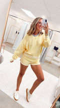Lemon Glow Two Piece Set-Yellow