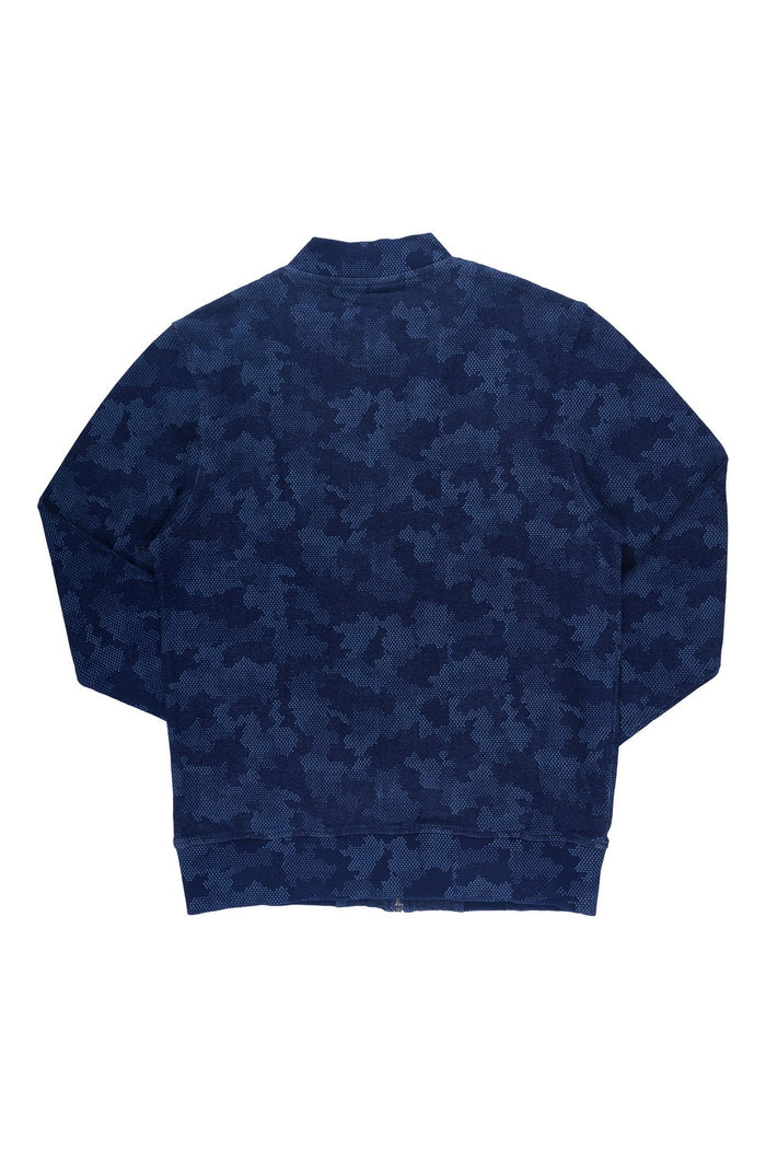 Leo | Men's Indigo Dyed Baseball Jacket