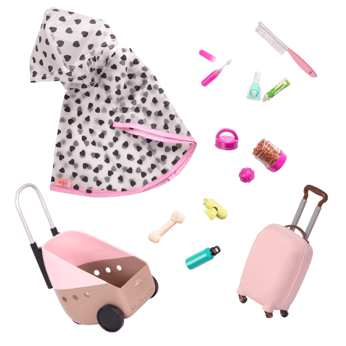 Our Generation Doll Leslie & Passenger Pets Bundle