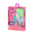 Dog walking outfit for 14-inch doll