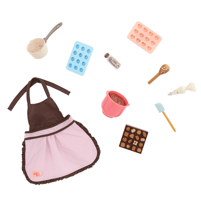 Our Generation Let's Make Chocolate Baking Set for 18-inch Dolls