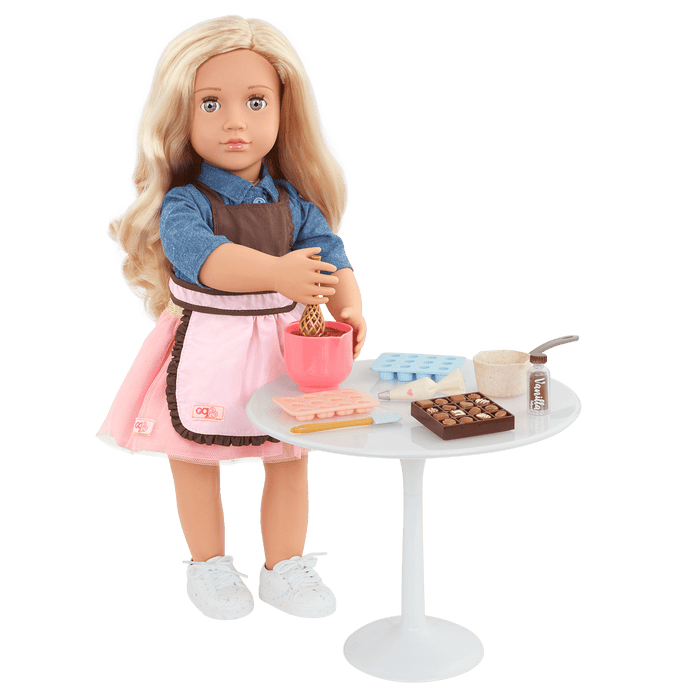 Our Generation Let's Make Chocolate Baking Set for 18-inch Dolls