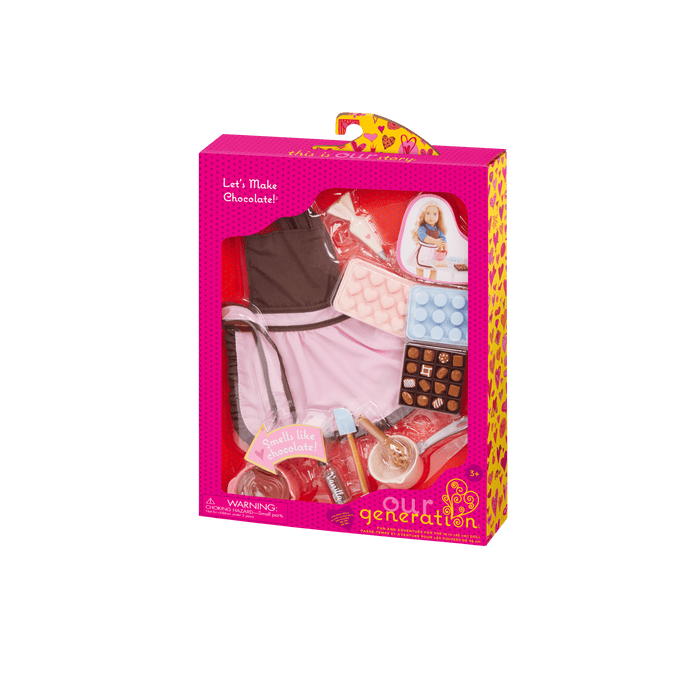 Our Generation Let's Make Chocolate Baking Set for 18-inch Dolls