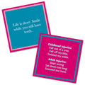Life Is Short - Double the Fun Cocktail Napkins