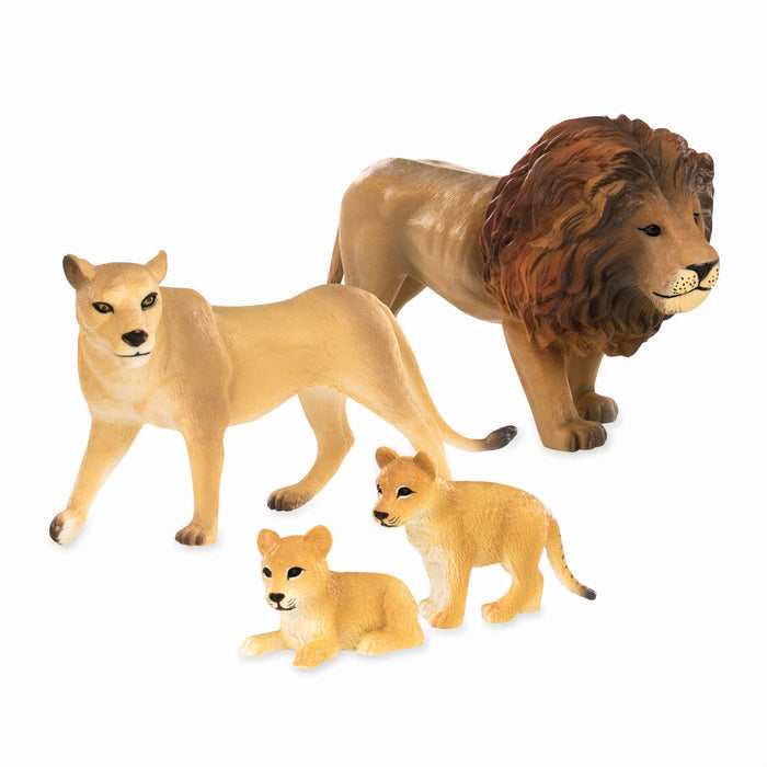 Toy lion figurines