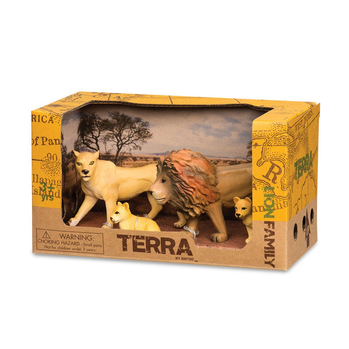 Toy lion figurines