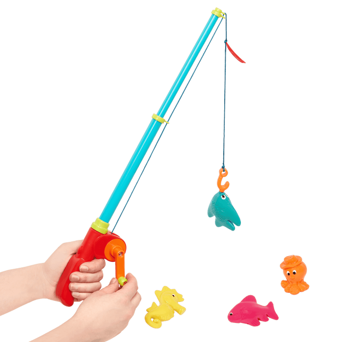 Toy fishing set.