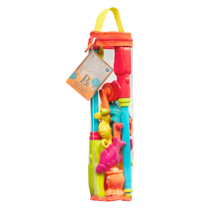 Toy fishing set.