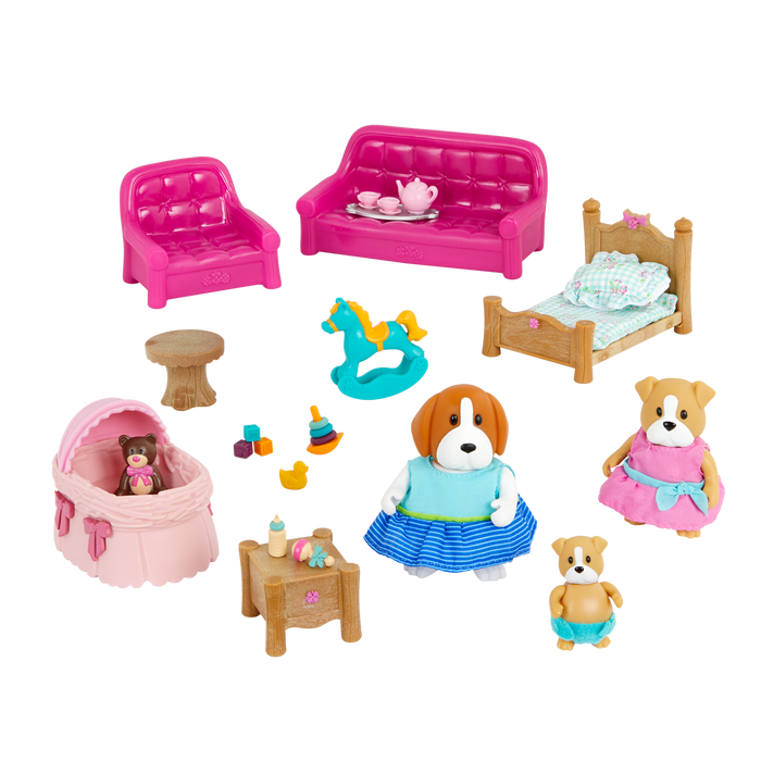 Living Room & Nursery Set - Deluxe - Li’l Woodzeez