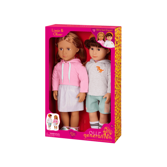 Our Generation Doll Set Lizzie & Oliver