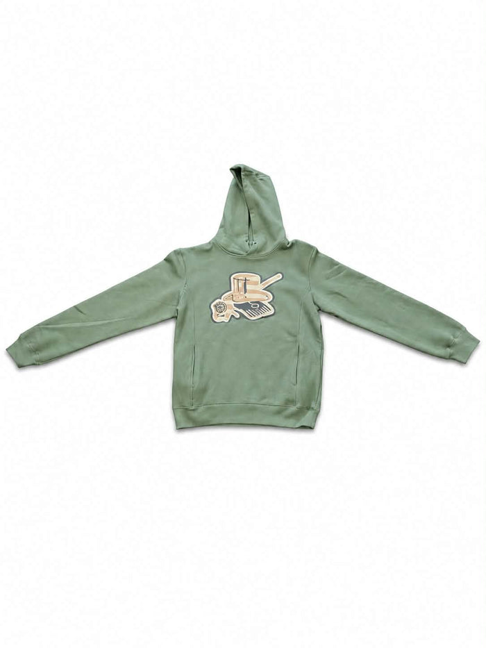 Local Schools Threadfast Army Green Sweatshirts