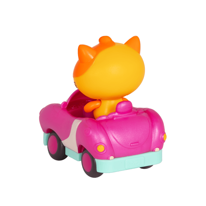 Light-up toy cat and car