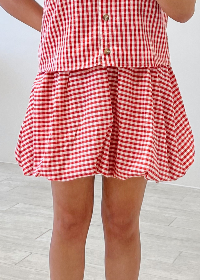Looking Fab Gingham Skirt
