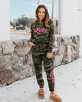 Love & Camo Graphic Sweatpants - FINAL SALE - Macoma Boutique555 Presales