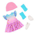 Our Generation Lovely Hearts Dress Outfit for 18-inch Dolls