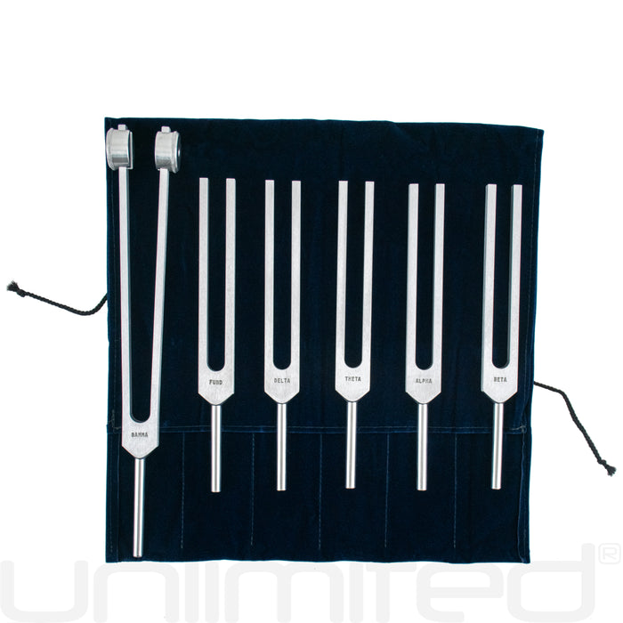 Luminanti Brainwave Tuning Fork Set (Unweighted)