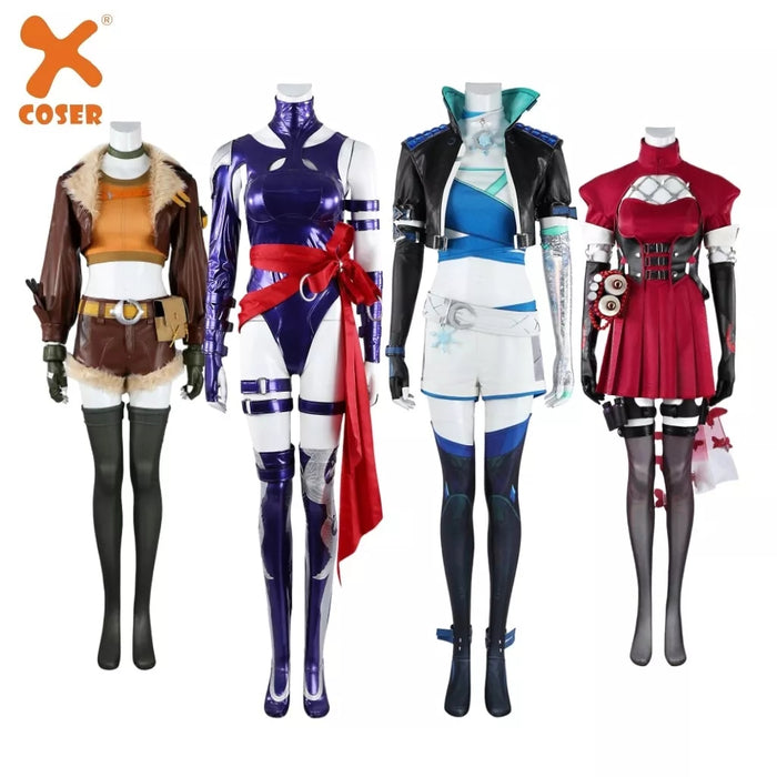 Luna Snow & Psylocke Costume - Marvel Rivals Game Cos - Women Halloween Outfit