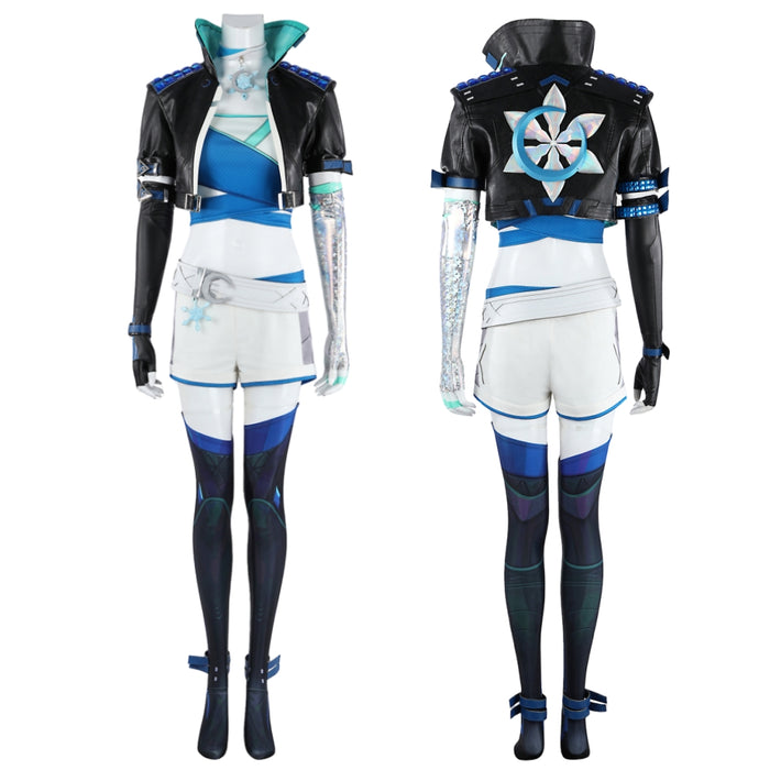Luna Snow & Psylocke Costume - Marvel Rivals Game Cos - Women Halloween Outfit
