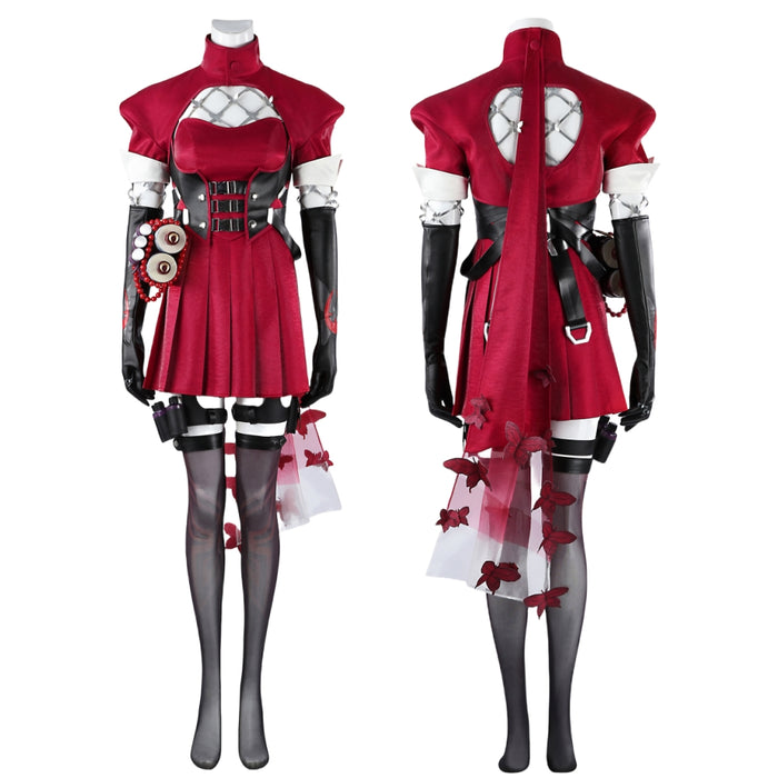Luna Snow & Psylocke Costume - Marvel Rivals Game Cos - Women Halloween Outfit