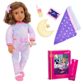 Our Generation 18-inch Slumber Party Doll Luna & Storybook