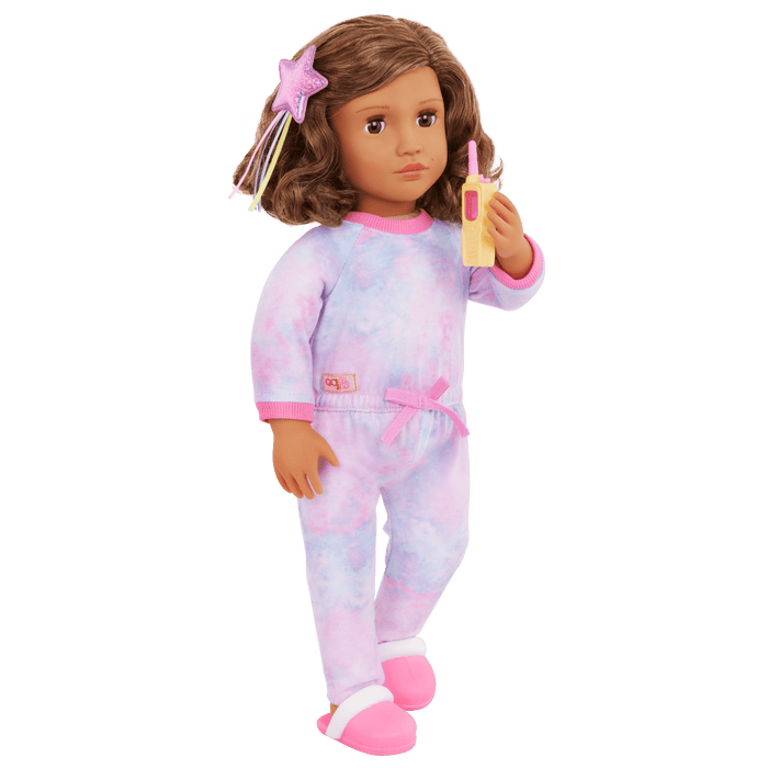 Our Generation 18-inch Slumber Party Doll Luna & Storybook